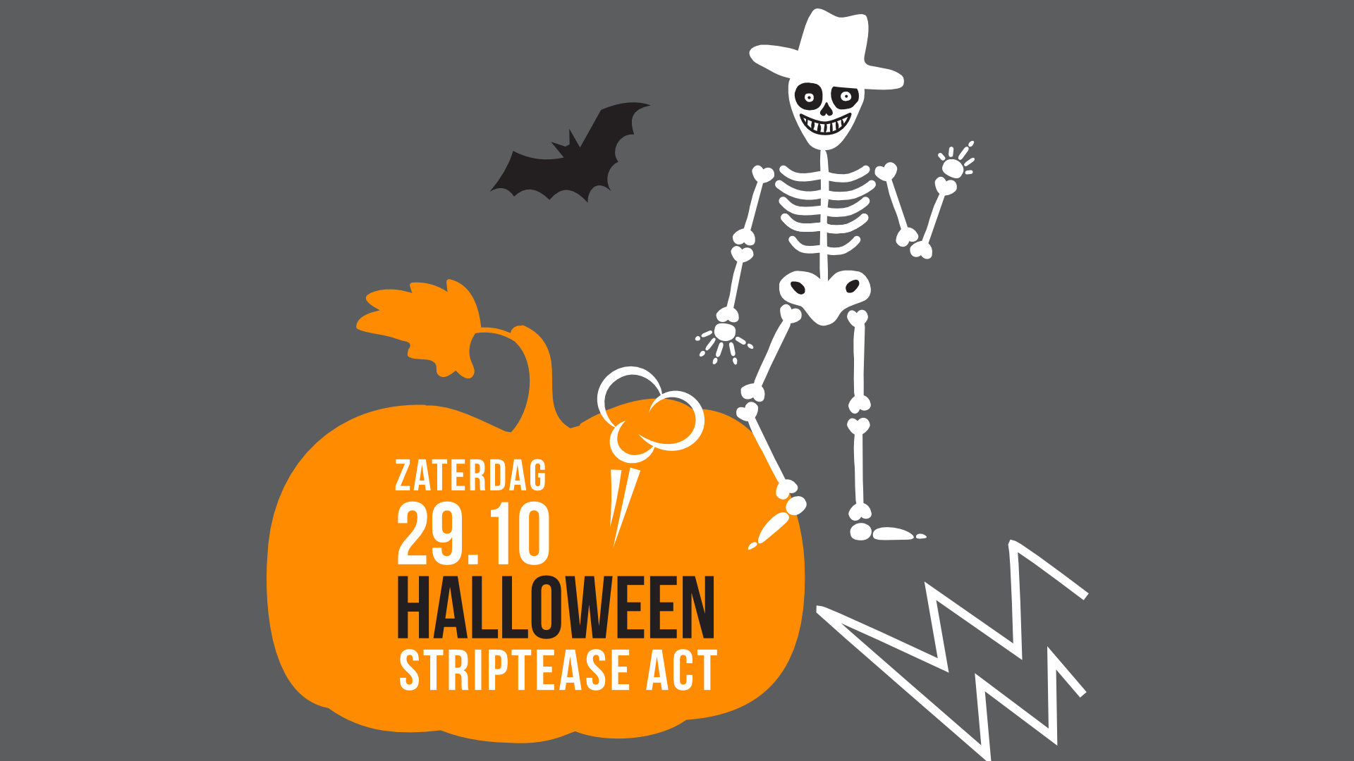 The Possé Halloween striptease act